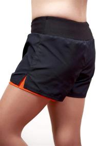 img 4 attached to 🩳 ActiveFit: Performance Athletic Shorts for Girls' Workout Clothing