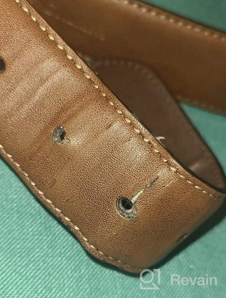 img 1 attached to Men's Accessories and Belts: Columbia Casual Leather Trinity Khakis review by Rashid Vaquera