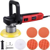 🚗 manusage 6-inch dual action car polisher: ideal for car detailing, polishing, waxing, sanding & sealing glaze логотип