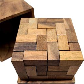 img 3 attached to Challenge Yourself With The Monster Z Wood Puzzle - Difficult Puzzles For Teens And Adults