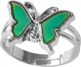 img 4 attached to Adjustable Color Mood Rings - The Perfect Decoration For Any Occasion!