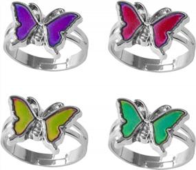 img 3 attached to Adjustable Color Mood Rings - The Perfect Decoration For Any Occasion!