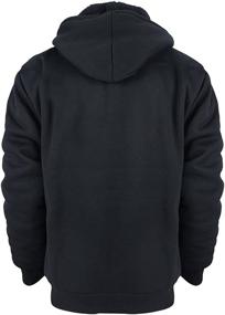 img 3 attached to Sherpa Hoodie Fleece Sleeve Sweatshirts Boys' Clothing : Fashion Hoodies & Sweatshirts