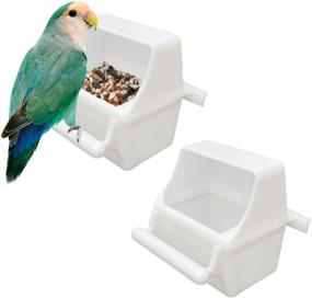 img 4 attached to Feeder Dispenser Parakeet Cockatiel Budgerigar