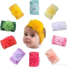 img 4 attached to YWYT Turban Cotton Cloth Toddler Baby Care ~ Hair Care