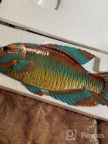 img 7 attached to 2PCS Metal Fish Wall Decor - Perfect For Outdoor Ocean, Beach & Pool Decoration!