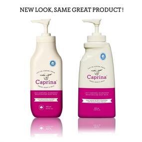 img 3 attached to Caprina By Canus Moisturizing Body Milk Lotion: Fast Absorbing, Non-Greasy, Orchid Oil Infused Formula With Fresh Canadian Goat Milk, Rich In Vitamins A, B2, B3 And More - 11.8 Ounce