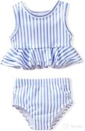 👙 aalizzwell toddler baby girl 2-piece swimsuit bikini for beachwear logo