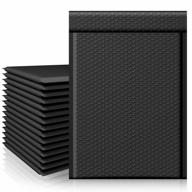 fuxury black bubble mailers - 25 упаковок 10,5x16 дюймов с самозапечатывающимися мягкими конвертами для водонепроницаемой доставки, рассылки и упаковки для малого бизнеса логотип