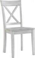 antique white boraam jamestown dining chair set of 2 logo