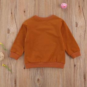 img 2 attached to Ambabe Newborn Sweatshirt Pullover Matching Apparel & Accessories Baby Girls : Clothing