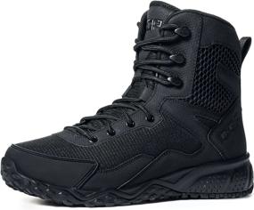 img 4 attached to Lightweight 6-Inch Combat Boots For Men - Durable Military Tactical Boots For EDC, Outdoor Work And More By CQR