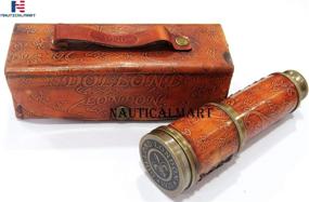 img 2 attached to Leather Telescope Nautical Antique Spyglass