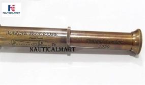 img 1 attached to Leather Telescope Nautical Antique Spyglass