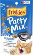 purina friskies made in usa facilities cat treats, party mix beachside crunch - (10) 2.1 oz. pouches logo