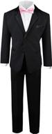 👔 boys tuxedo dresswear: stylish black suits & sport coats for boys, various sizes logo