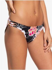 img 3 attached to Roxy Juniors Printed Classics Anthracite Women's Clothing ~ Swimsuits & Cover Ups