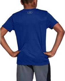 img 2 attached to 👕 High-performance Under Armour Solid T Shirt: Youth Boys' Clothing and Active Wear