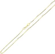 💎 0.85mm diamond cut rolo link chain necklace in 14k solid gold with spring ring clasp - available in multiple colors logo