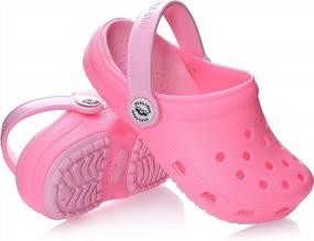 img 4 attached to Comfortable And Lightweight Water Sandals For Kids - Perfect For Summer Outdoor Fun!