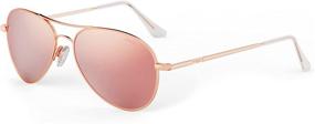 img 4 attached to Randolph Aviator Authentic Sunglasses Polarized