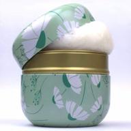 topwon powder case with powder puff for body powder container dusting powder case for baby&mom (dandelion) logo