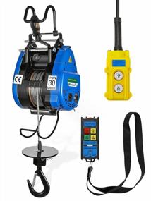 img 4 attached to Efficient And Safe Lifting With Mxmoonant Electric Hoist: Portable, Wireless Controlled With Strong Motor And 360° Safety Limit (250Kg/30M)