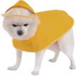 yellow raincoat waterproof jacket transparent dogs for apparel & accessories logo