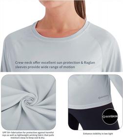 img 1 attached to Stay Sun-Safe And Stylish With NAVISKIN'S UPF 50+ Long Sleeve Shirts For Women