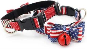 img 2 attached to Keep Your Pet Safe And Trendy With Tangpan'S Black Plaid Microfiber Collar And Safety Belt