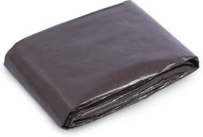 img 3 attached to 🏞️ 10x12 Feet Multi Purpose Waterproof Heavy Duty Brown/Silver Poly Tarp Cover 1-Pack - Oneness