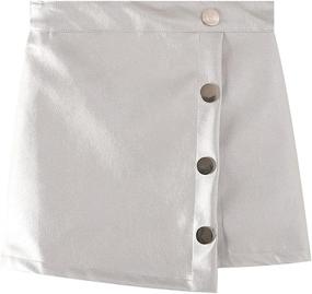 img 4 attached to Adorable WeLaken Leather Toddler Fashion Skirts: Girls' Clothing Collection at Skirts & Skorts