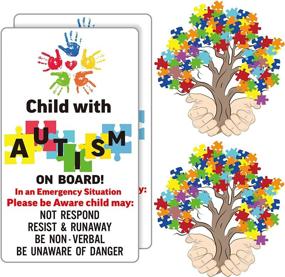 img 4 attached to Tallew Awareness Sticker Vehicle Autistic