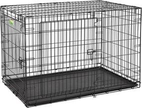 img 2 attached to Midwest Products Co. 48-Inch Contour Double Door Canine Crate