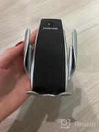 img 3 attached to 📱 Smart Sensor S5 Wireless Car Phone Holder with Wireless Charging - Silver review by Amar Singh ᠌