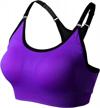 get active in style with match women's seamless padded racerback sports bra for yoga and gym #003 logo