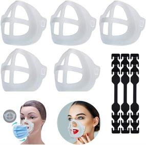 img 4 attached to 💄 Lipstick Bracket Mask Stand - Personal Care Mask with Enhanced Protection