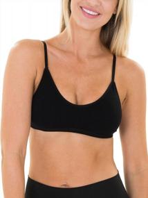 img 2 attached to 3 Pack Of Comfort & Style: Kalon Strappy Back Padless Bralettes