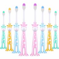 🦷 toothbrush cartoon children suction: a fun way to promote kids' dental hygiene logo