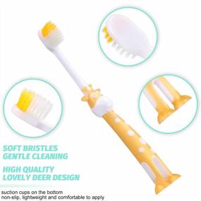 img 2 attached to 🦷 Toothbrush Cartoon Children Suction: A Fun Way to Promote Kids' Dental Hygiene