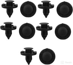 img 1 attached to Uxcell A15010300Ux0394 Black Rivets Fastener