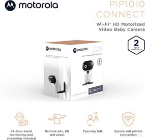 img 3 attached to 📷 Motorola Baby Monitor Camera PIP1010 - WiFi Motorized Video Camera with HD 1080p - Remote Access, Smart Phone Connectivity - Pan, Tilt, Zoom, Two-Way Audio - Room Temp Sensor, Lullabies, Night Vision