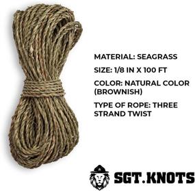 img 3 attached to SGT KNOTS Grass Cord Weather Resistant