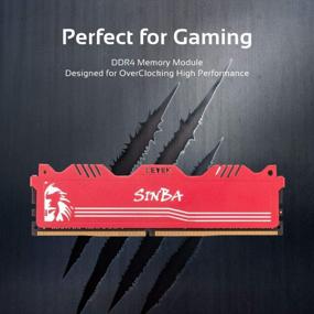 img 3 attached to LEVEN SINBA DDR4 3000MHz 64GB RAM Kit For Overclocking And Gaming (RED)