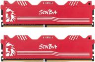 leven sinba ddr4 3000mhz 64gb ram kit for overclocking and gaming (red) logo