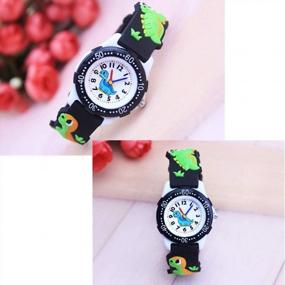 img 1 attached to ELEOPTION Waterproof Kids Watch - Adorable 3D Cartoon Design, Analog And Digital Display - Perfect Birthday Gift!
