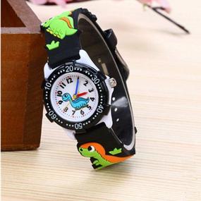img 2 attached to ELEOPTION Waterproof Kids Watch - Adorable 3D Cartoon Design, Analog And Digital Display - Perfect Birthday Gift!
