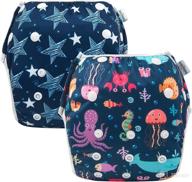 🩱 babygoal reusable swim diapers for babies 0-2 years & 0-3 years - washable, adjustable, ideal for swimming lessons логотип