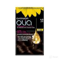 🌈 vibrant and long-lasting garnier olia permanent brown hair colour logo