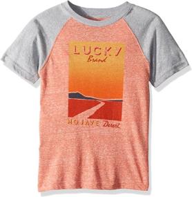 img 1 attached to Lucky Brand Graphic Apricot Boys' Toddler Clothing - Tops, Tees & Shirts